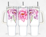 40oz Sublimation Shimmer Tumbler with Free Sublimation Print