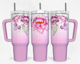 40oz Sublimation Shimmer Tumbler with Free Sublimation Print