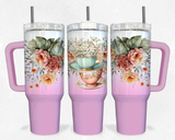 40oz Sublimation Shimmer Tumbler with Free Sublimation Print