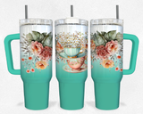 40oz Sublimation Shimmer Tumbler with Free Sublimation Print