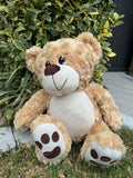 Embroidery Brown Teddy Bear