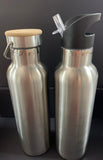 650ml Bamboo Lid Bottle with additional sipper lid