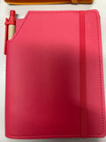 A6 leatherette notebook with matching notebook - Stand Out Embroidery and Promotions